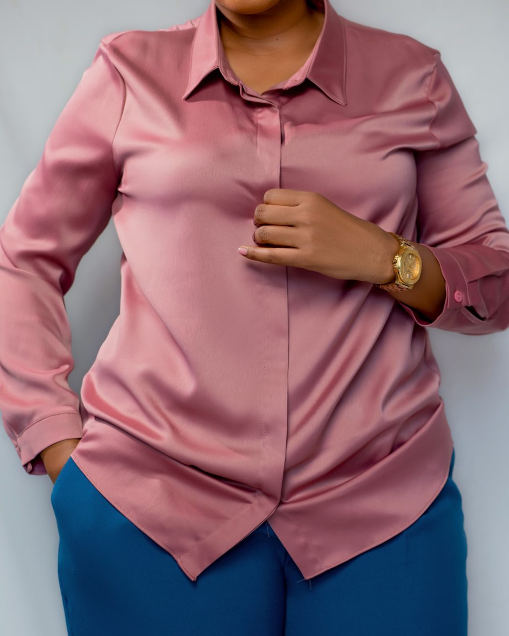 OFFICE SATIN TOP